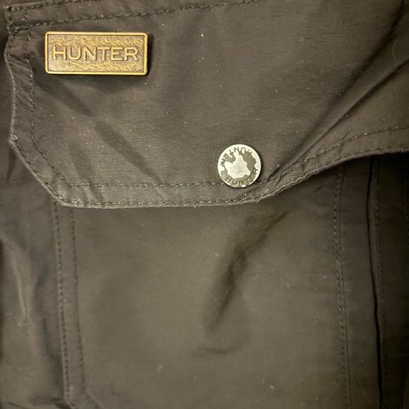 Hunter Rain Coat, size small, black, hooded - Picture 5 of 5